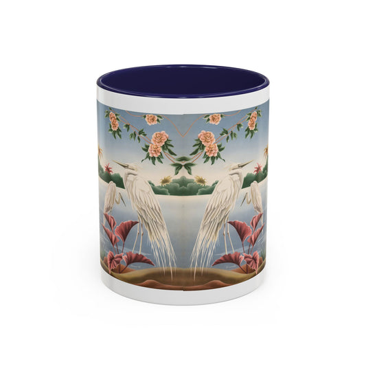 Turner Egrets Coffee Mug | Print-on-Demand Ceramic Accent Mug (11/15oz)