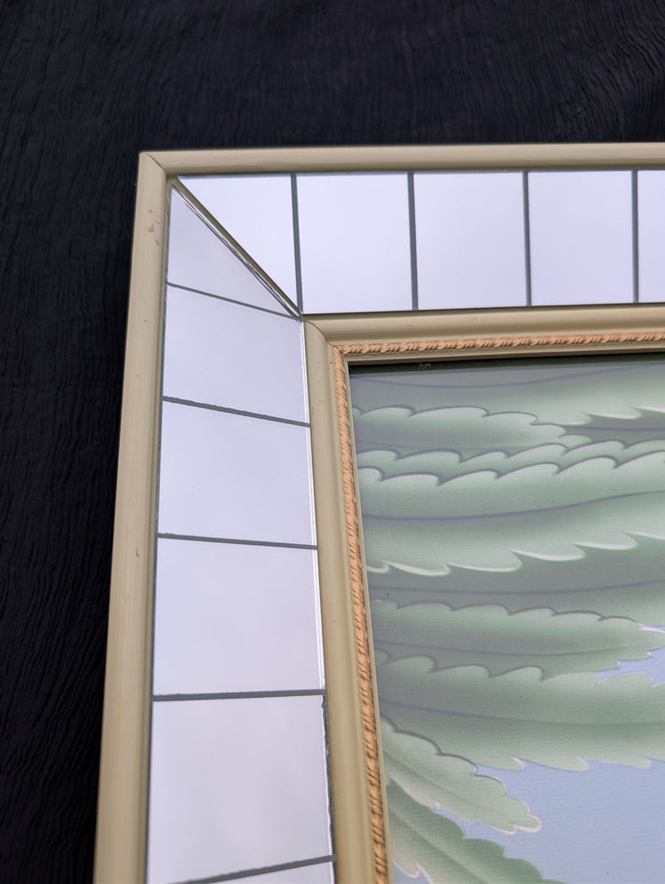 Framed Turner Flamingo Mirror Art | 1950s Mint Print | Acrylic Glazing | Frame with Minimal Wear
