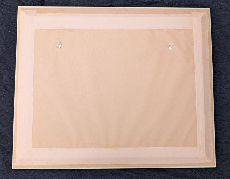 Framed Turner Flamingo Mirror Art | 1950s Mint Print | Acrylic Glazing | Frame with Minimal Wear - Framed Prints - Pink Flamingos