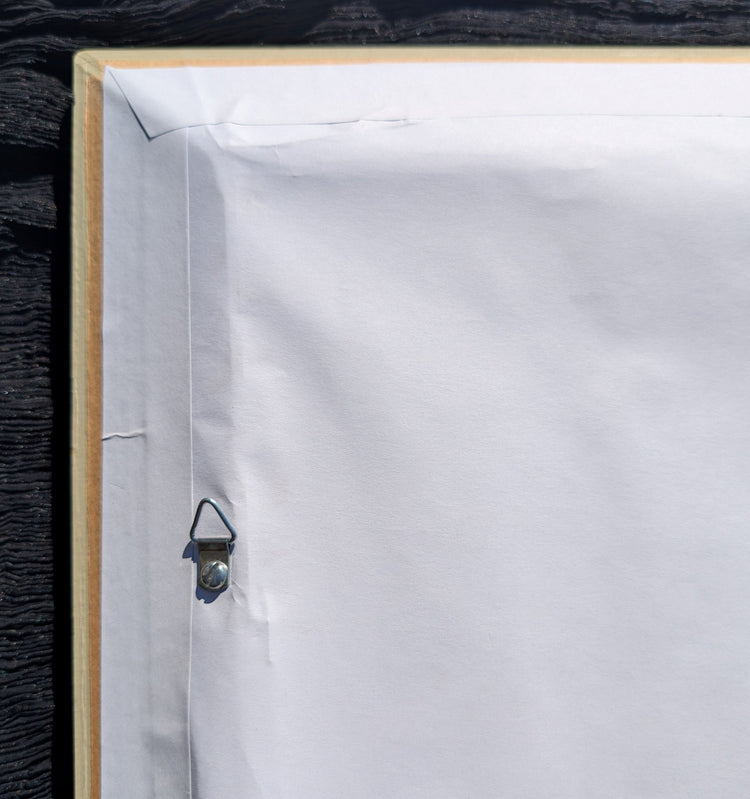 Framed Turner Flamingo Mirror Art | 1950s Mint Print | Glass Glazing | Frame with Minimal Wear - Framed Prints - Pink Flamingos