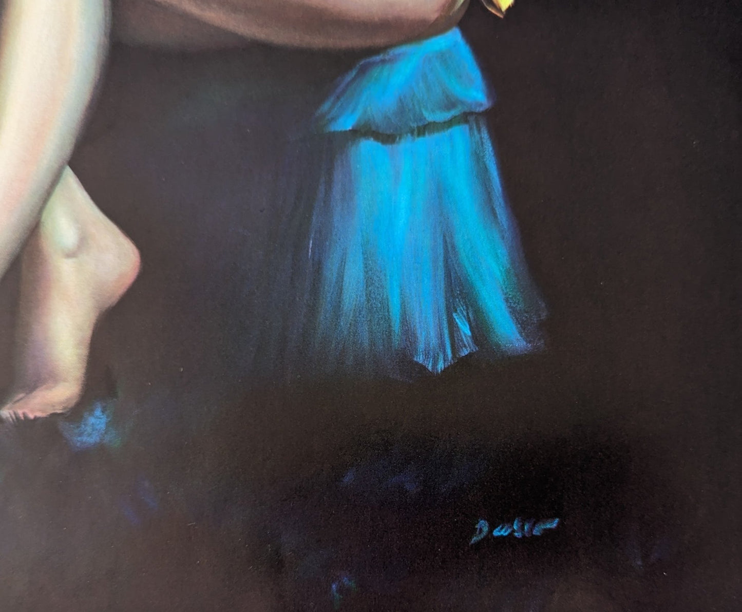 Makeup by Darro, mint condition vintage lithograph pinup printed in the 1980s - Pink Flamingos