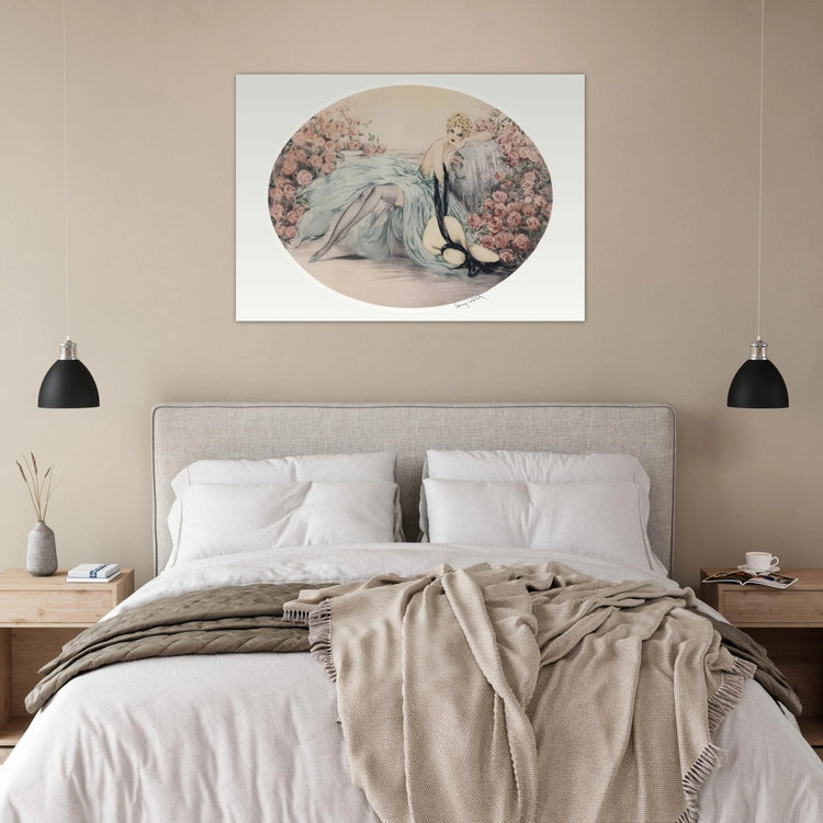 La Belle Rose by Louis Icart | Fine Art Poster | Art Deco Wall Art