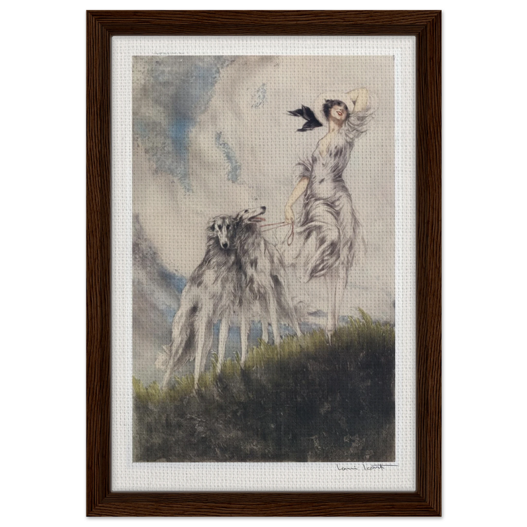 Joy of Life by Louis Icart | Framed Canvas Print | Art Deco Wall Art