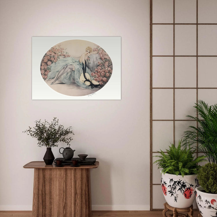 La Belle Rose by Louis Icart | Fine Art Poster | Art Deco Wall Art