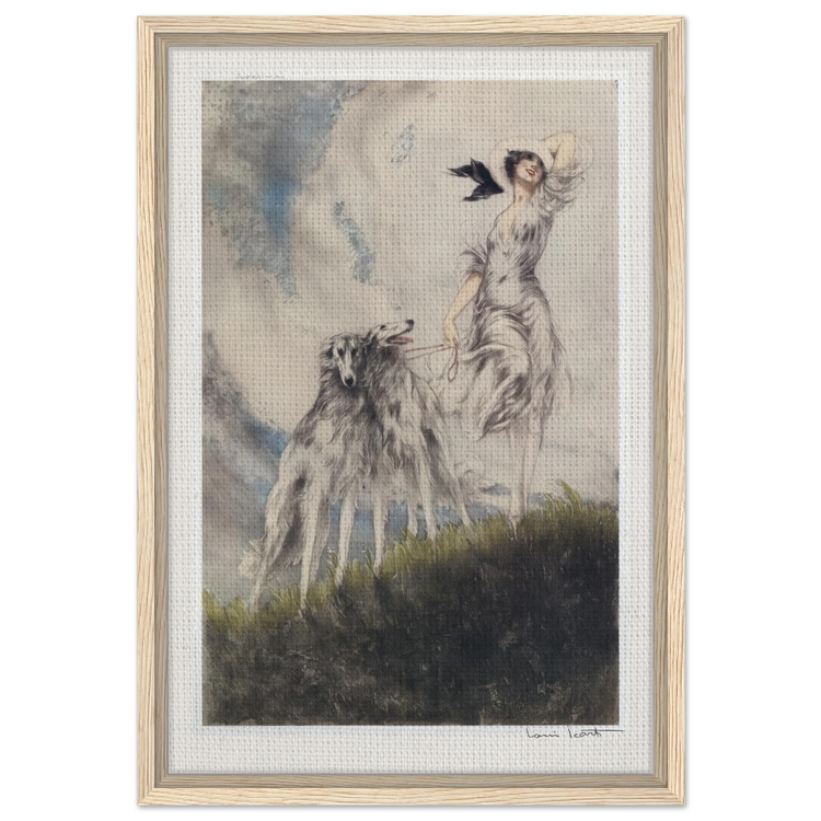 Joy of Life by Louis Icart | Framed Canvas Print | Art Deco Wall Art