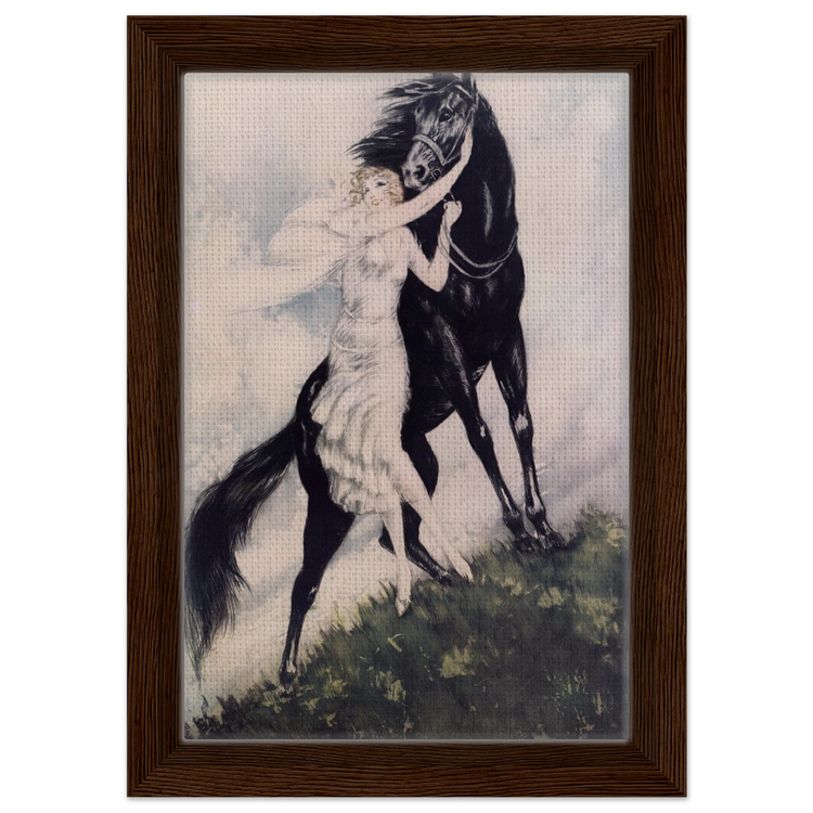 Youth by Louis Icart | Framed Canvas Print | Art Deco Wall Art