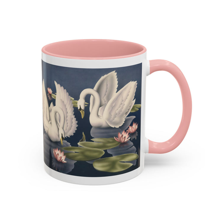 Turner Swans and Lillies Coffee Mug | Print-on-Demand Ceramic Accent Mug (11/15oz)