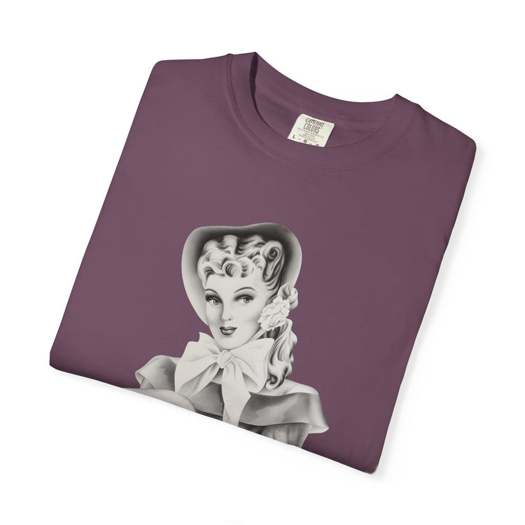 "Warmth, not ICE" Vintage Portrait Tee | Pro-Immigrant Activism | Garment-Dyed Heavyweight Crewneck