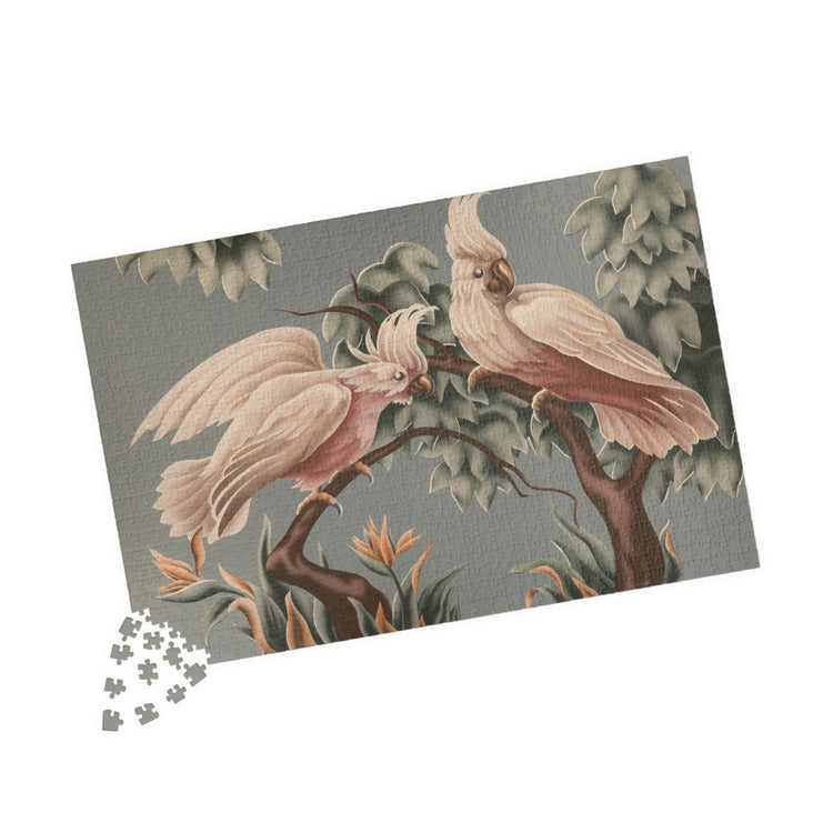 Turner White Cockatoo Jigsaw Puzzle — Vintage Tropical Bird Puzzle (110–1014 pcs)