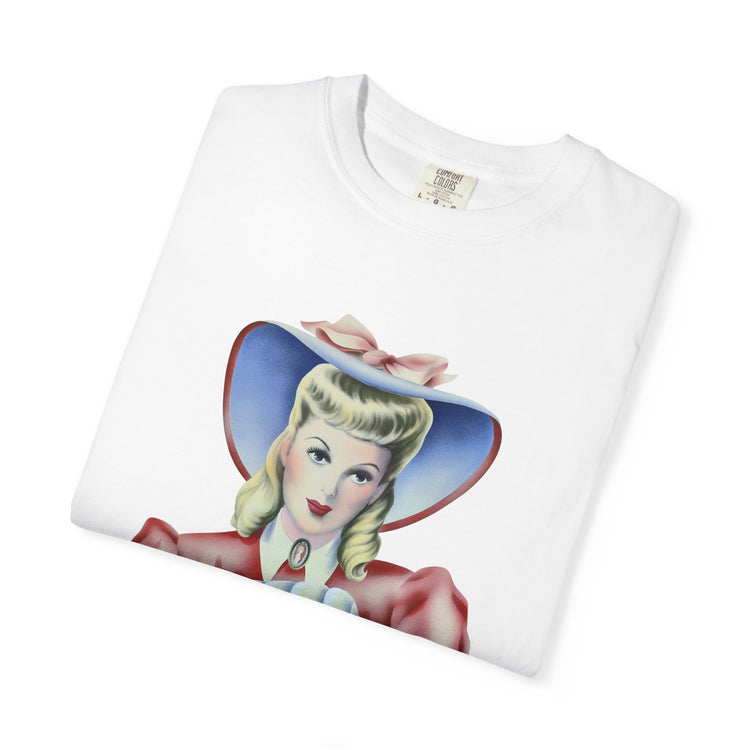 "Warmth, not ICE" Vintage Portrait Tee | Pro-Immigrant Activism | Garment-Dyed Heavyweight Crewneck