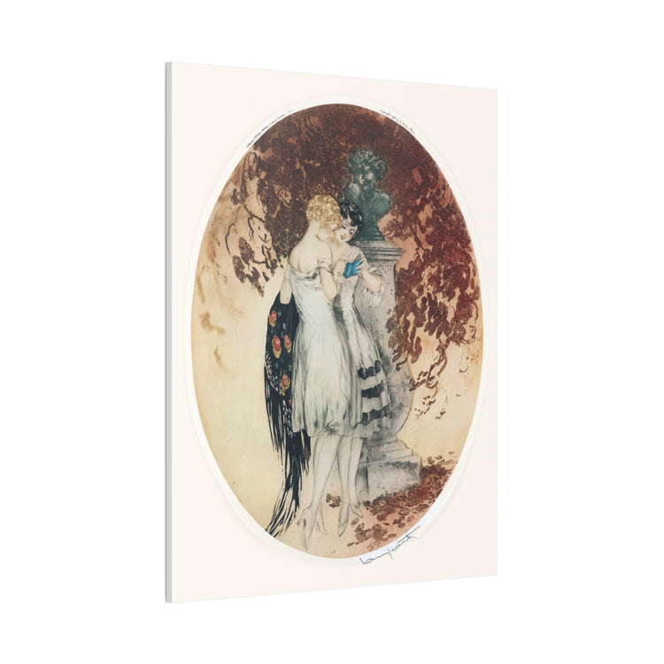 Secrets by Louis Icart | Museum-Quality Canvas Print | Art Deco Wall Art