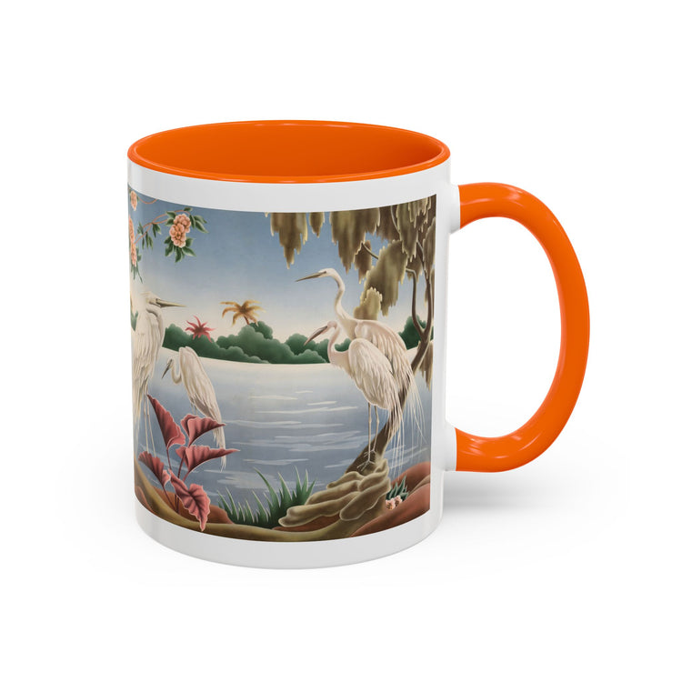 Turner Egrets Coffee Mug | Print-on-Demand Ceramic Accent Mug (11/15oz)