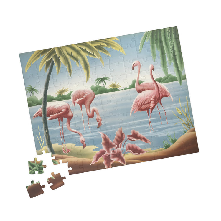 Turner Flamingo Jigsaw Puzzle | Vintage Tropical Bird Puzzle (110/252/520/1014 pcs)