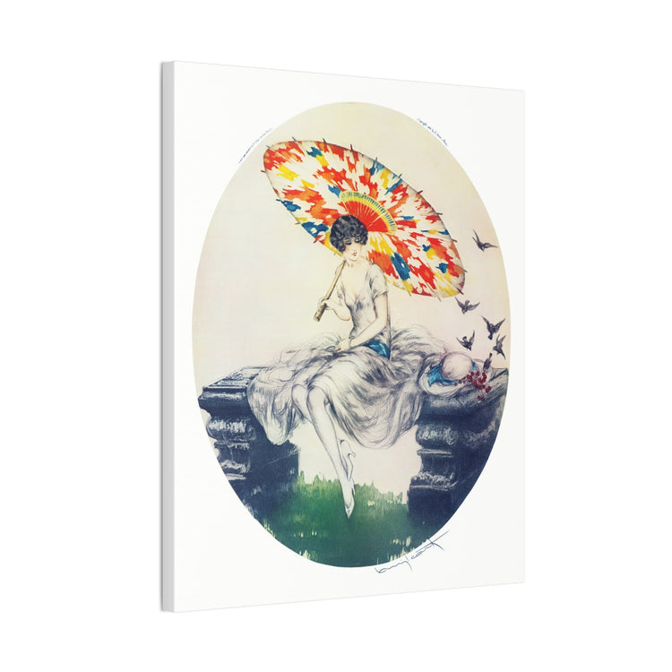 Parasol by Louis Icart | Museum-Quality Canvas Print | Art Deco Wall Art