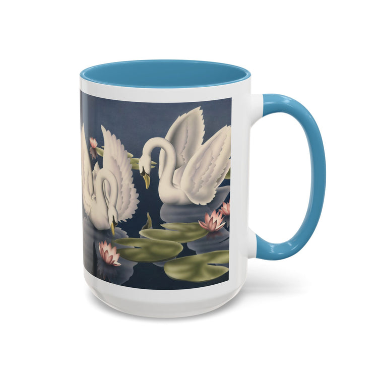 Turner Swans and Lillies Coffee Mug | Print-on-Demand Ceramic Accent Mug (11/15oz)