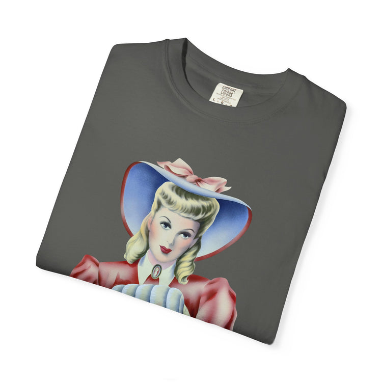 "Privilege is Invisible" Vintage Portrait Tee | White Accountability | Garment-Dyed Heavyweight Crewneck