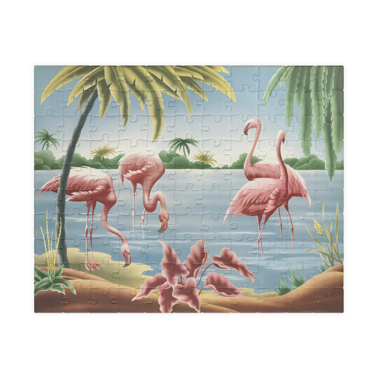 Turner Flamingo Jigsaw Puzzle | Vintage Tropical Bird Puzzle (110/252/520/1014 pcs)