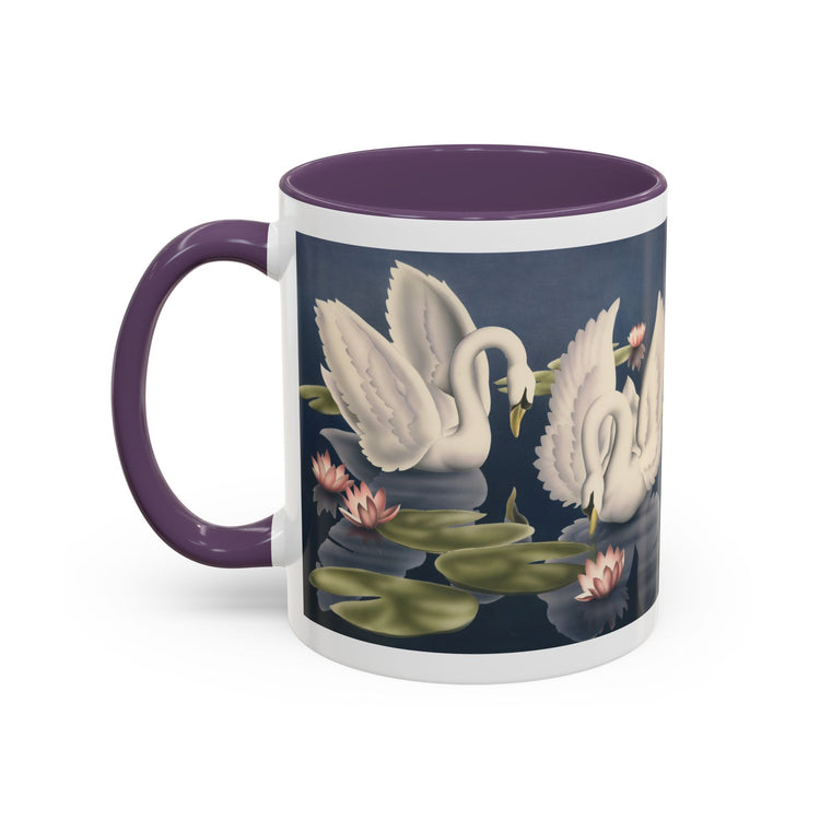 Turner Swans and Lillies Coffee Mug | Print-on-Demand Ceramic Accent Mug (11/15oz)