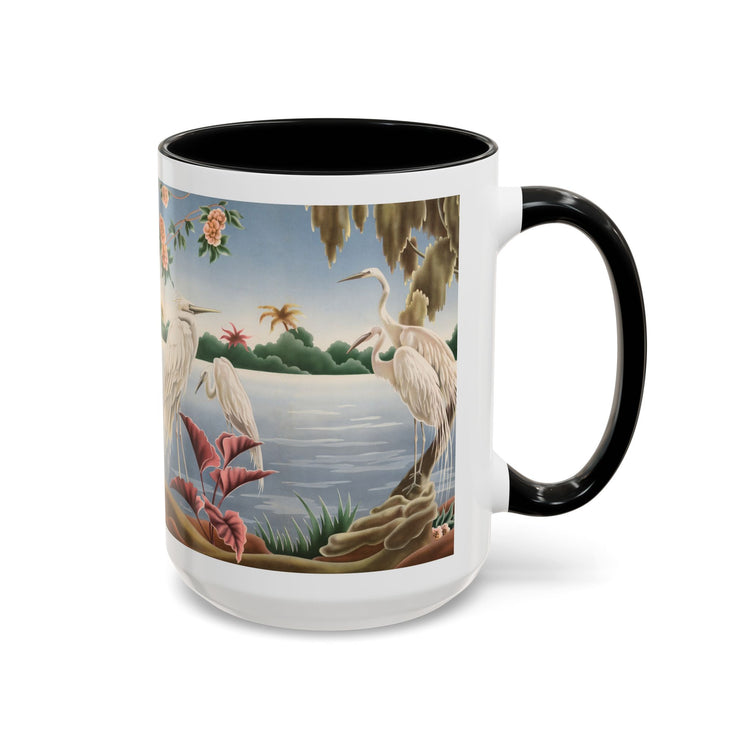 Turner Egrets Coffee Mug | Print-on-Demand Ceramic Accent Mug (11/15oz)