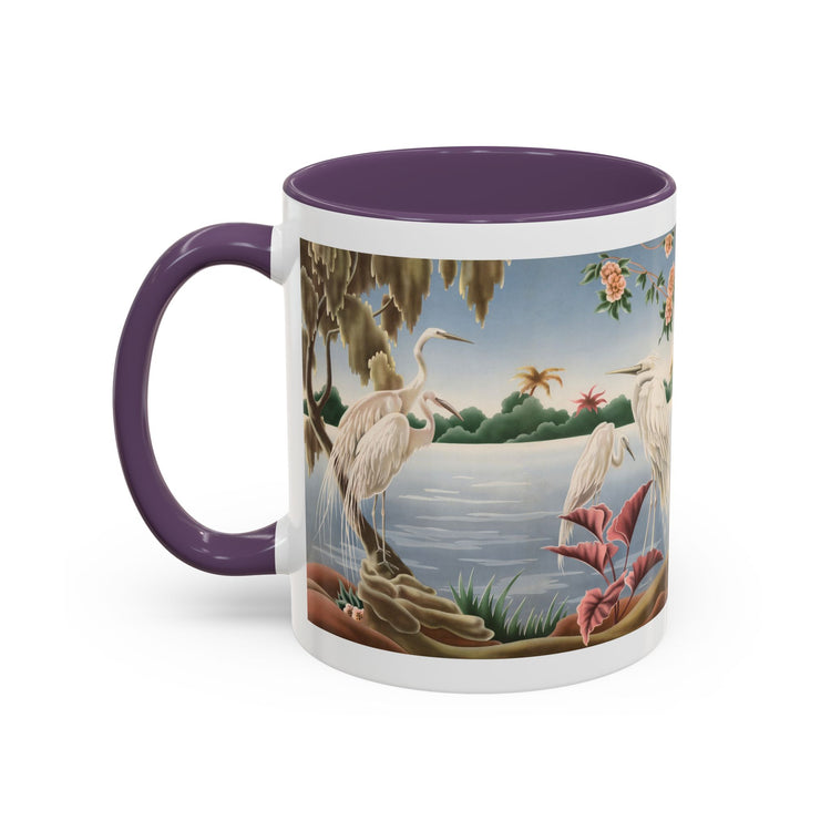 Turner Egrets Coffee Mug | Print-on-Demand Ceramic Accent Mug (11/15oz)