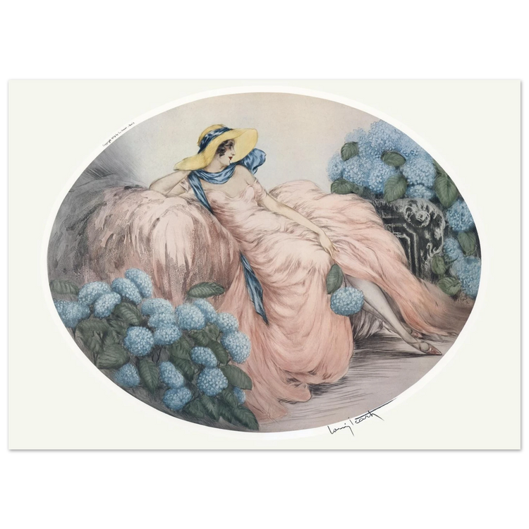 Hortense by Louis Icart | Fine Art Poster | Art Deco Wall Art