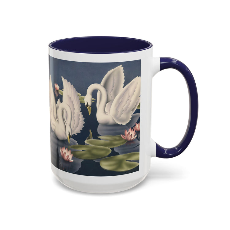 Turner Swans and Lillies Coffee Mug | Print-on-Demand Ceramic Accent Mug (11/15oz)