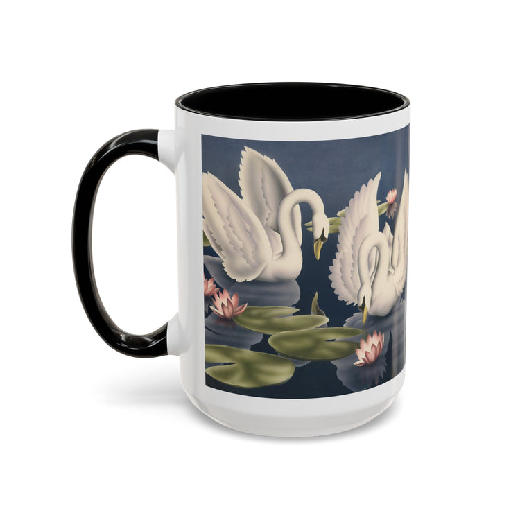 Turner Swans and Lillies Coffee Mug | Print-on-Demand Ceramic Accent Mug (11/15oz)