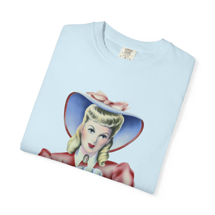 "Warmth, not ICE" Vintage Portrait Tee | Pro-Immigrant Activism | Garment-Dyed Heavyweight Crewneck
