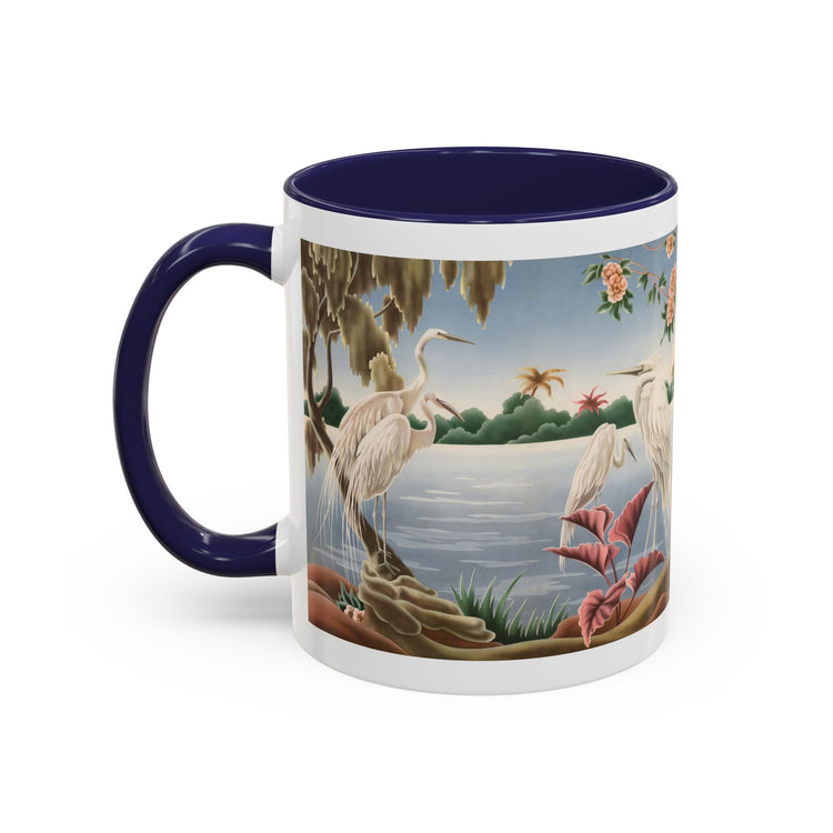 Turner Egrets Coffee Mug | Print-on-Demand Ceramic Accent Mug (11/15oz)