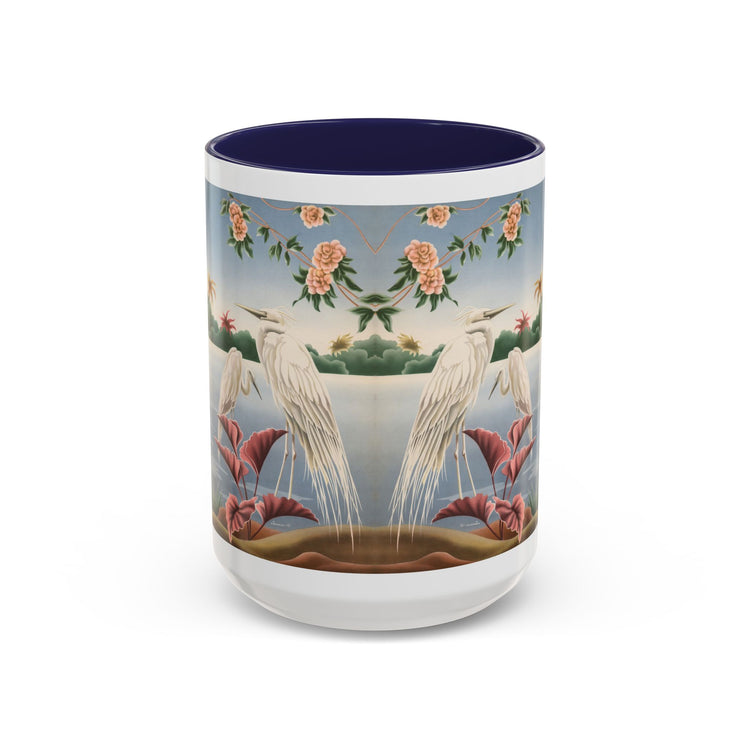 Turner Egrets Coffee Mug | Print-on-Demand Ceramic Accent Mug (11/15oz)