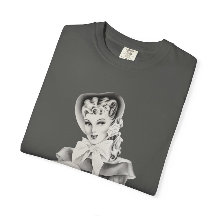 "Warmth, not ICE" Vintage Portrait Tee | Pro-Immigrant Activism | Garment-Dyed Heavyweight Crewneck