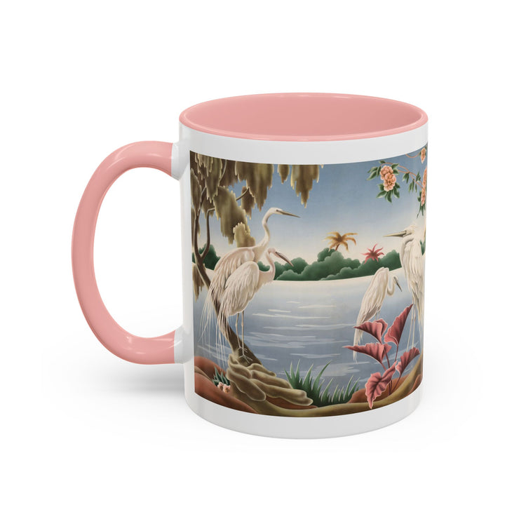 Turner Egrets Coffee Mug | Print-on-Demand Ceramic Accent Mug (11/15oz)