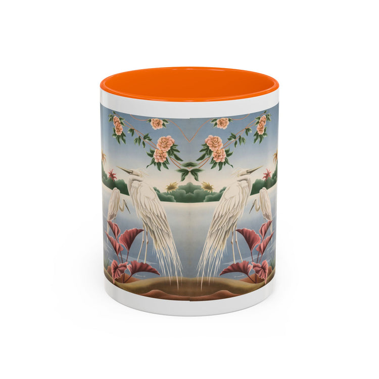 Turner Egrets Coffee Mug | Print-on-Demand Ceramic Accent Mug (11/15oz)