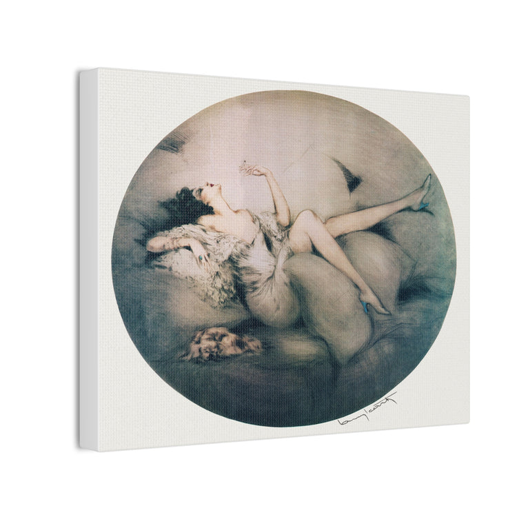 Cigarette Memories by Louis Icart | Museum-Quality Canvas Print | Art Deco Wall Art