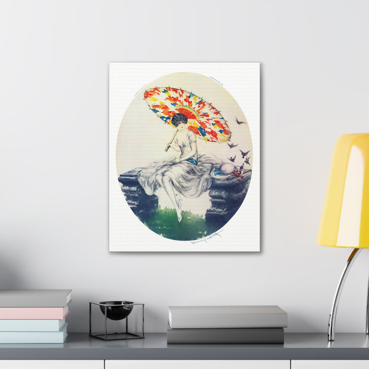 Parasol by Louis Icart | Museum-Quality Canvas Print | Art Deco Wall Art