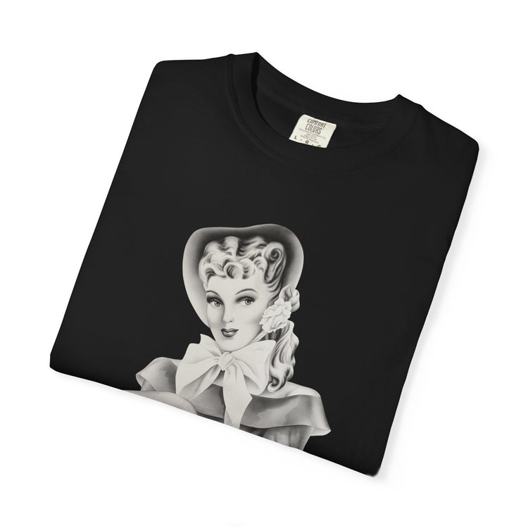 "Warmth, not ICE" Vintage Portrait Tee | Pro-Immigrant Activism | Garment-Dyed Heavyweight Crewneck