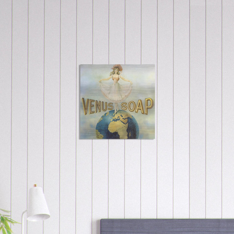 Venus Soap | Brushed Aluminum Print | Vintage Advertising Art