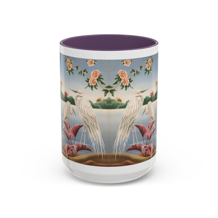 Turner Egrets Coffee Mug | Print-on-Demand Ceramic Accent Mug (11/15oz)