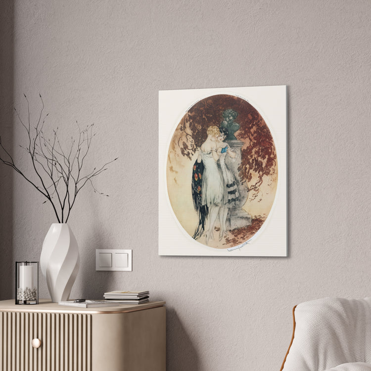 Secrets by Louis Icart | Museum-Quality Canvas Print | Art Deco Wall Art