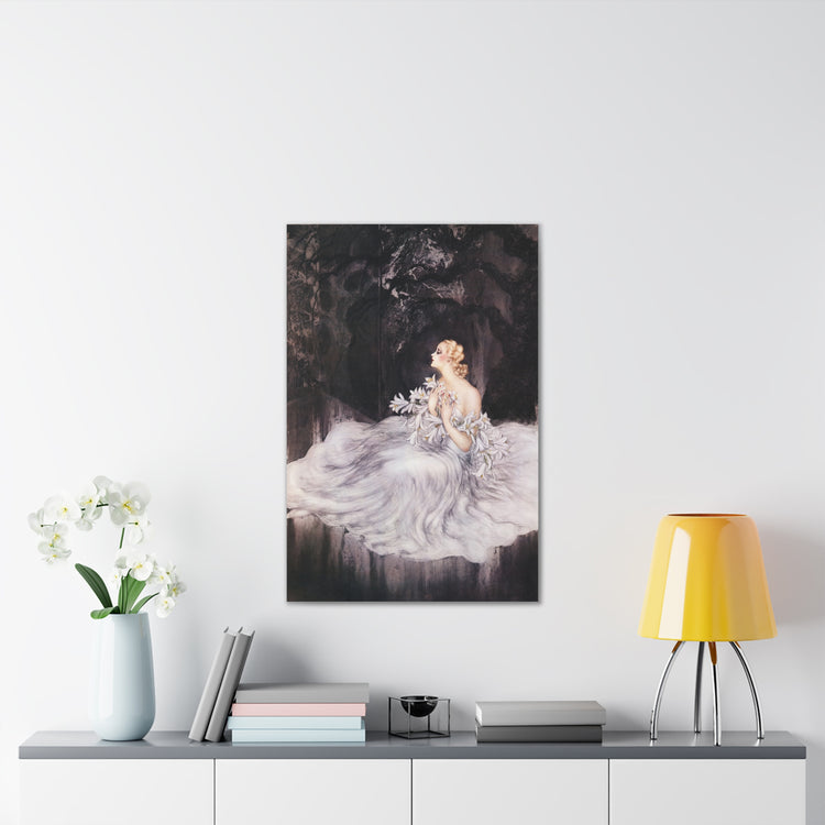 Lilies by Louis Icart | Museum-Quality Canvas Print | Art Deco Wall Art