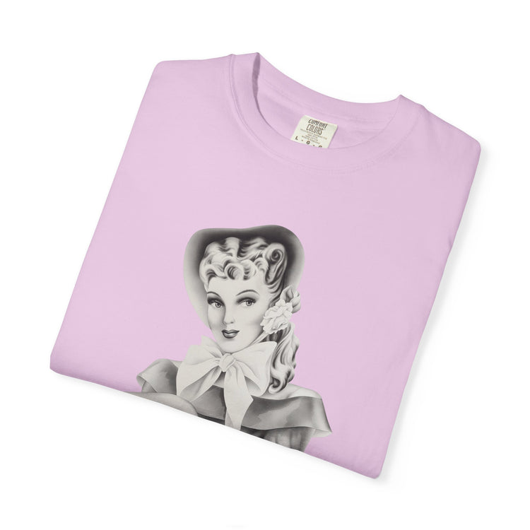 "Warmth, not ICE" Vintage Portrait Tee | Pro-Immigrant Activism | Garment-Dyed Heavyweight Crewneck