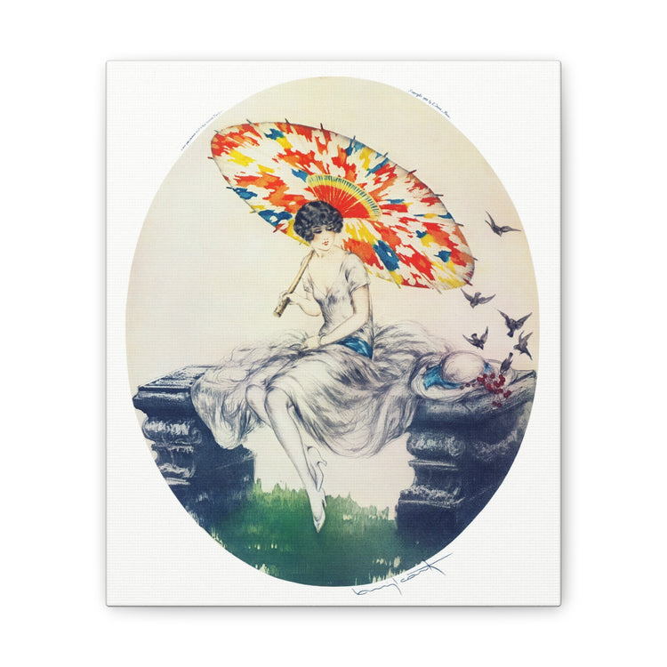 Parasol by Louis Icart | Museum-Quality Canvas Print | Art Deco Wall Art