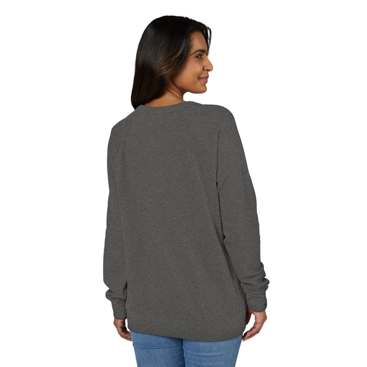 "Warmth, not ICE" Vintage Portrait Raglan Crewneck | Pro-Immigrant Activism | French Terry Sweatshirt