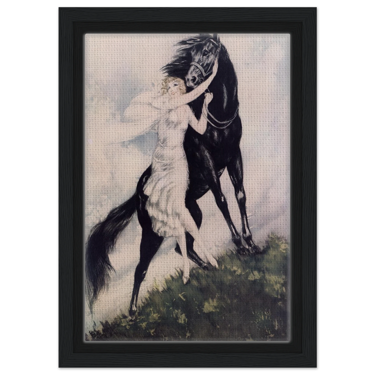 Youth by Louis Icart | Framed Canvas Print | Art Deco Wall Art