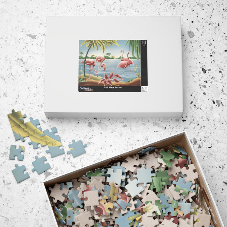 Turner Flamingo Jigsaw Puzzle | Vintage Tropical Bird Puzzle (110/252/520/1014 pcs)