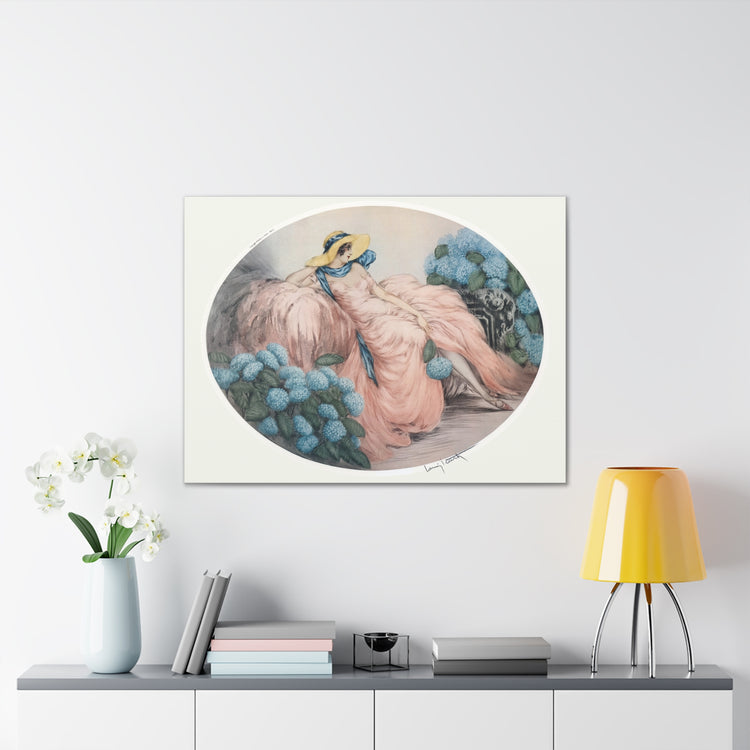 Hortense by Louis Icart | Museum-Quality Canvas Print | Art Deco Wall Art