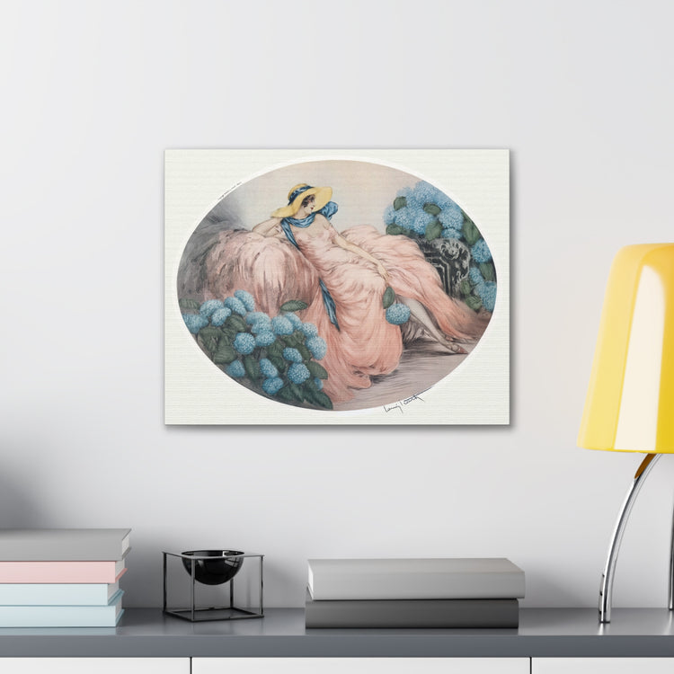 Hortense by Louis Icart | Museum-Quality Canvas Print | Art Deco Wall Art