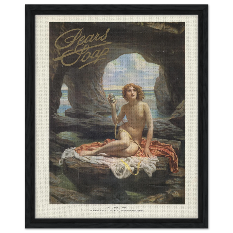 Pears Soap | Framed Canvas Print | Vintage Advertising Art