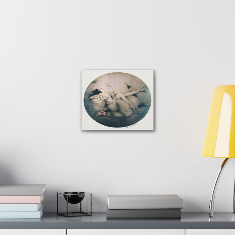 Cigarette Memories by Louis Icart | Museum-Quality Canvas Print | Art Deco Wall Art