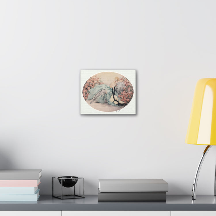 La Belle Rose by Louis Icart | Museum-Quality Canvas Print | Art Deco Wall Art